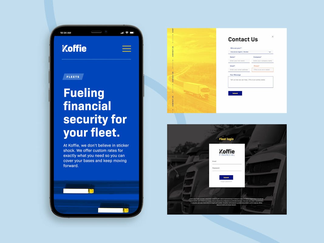 Koffie web samples